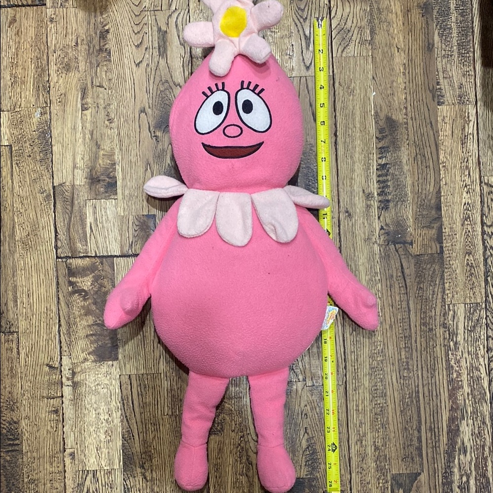 Yo Gabba Gabba Foofa Pink Pillow Plush Flower Character